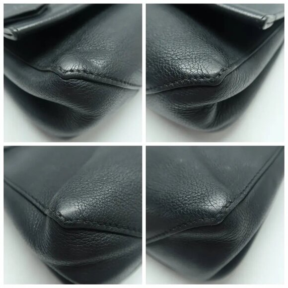 Louis Vuitton Lockme Black Leather Satchel 1126-042325 - Picture 4 of 12